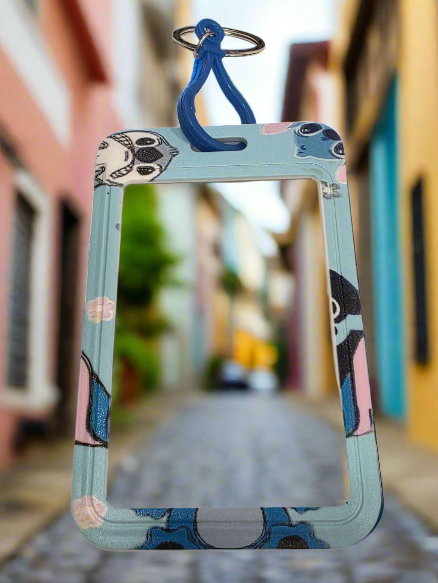 "Blue Friend" ID Holder (2.5 x 4.5 Inches)