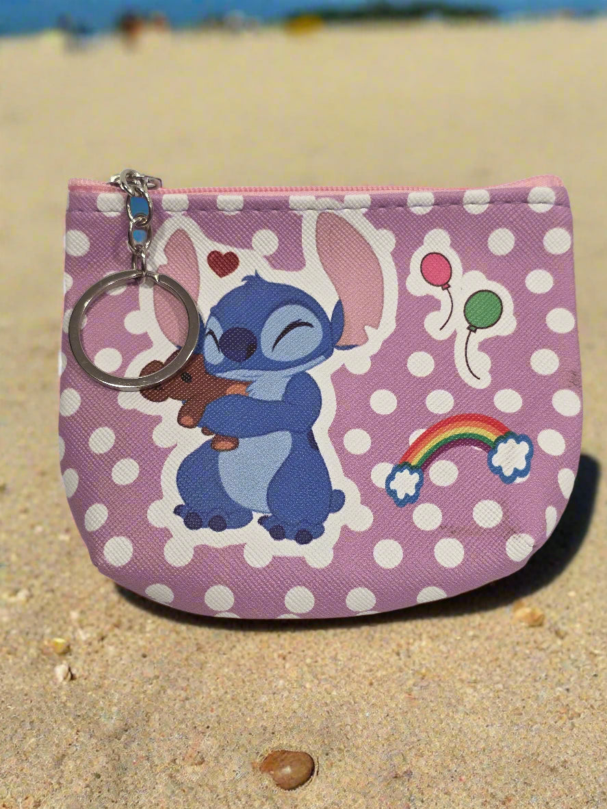 "Blue" Animated Coin Purse β Zipper Closure (3.5 x 4.5 inches)