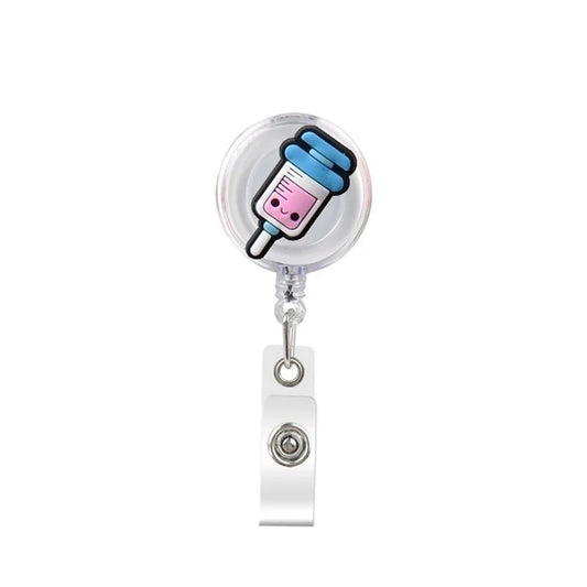 Retractable Badge Holder Clip – Needle Design (Doctor/Nurse/Healthcare Professional)