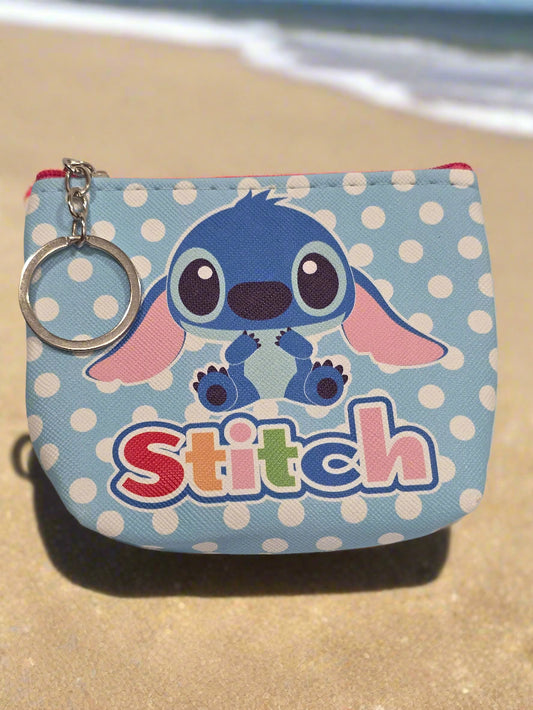 "Blue" Animated Coin Purse – Zipper Closure (3.5 x 4.5 inches)