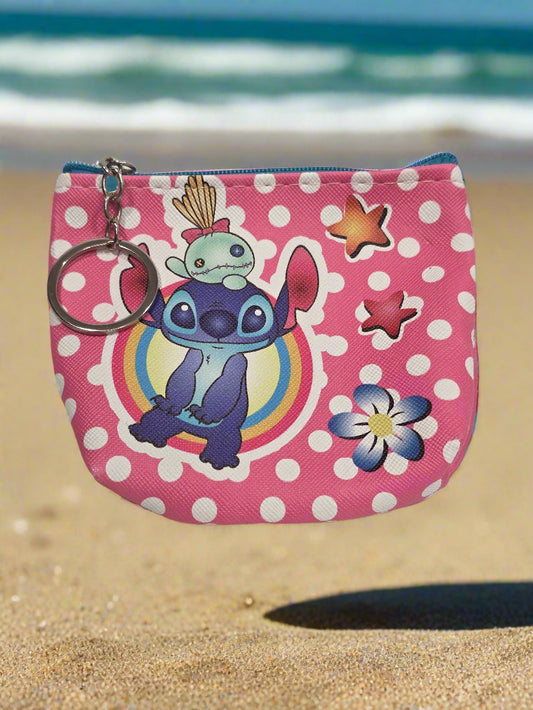 "Blue" Animated Coin Purse – Zipper Closure (3.5 x 4.5 inches)