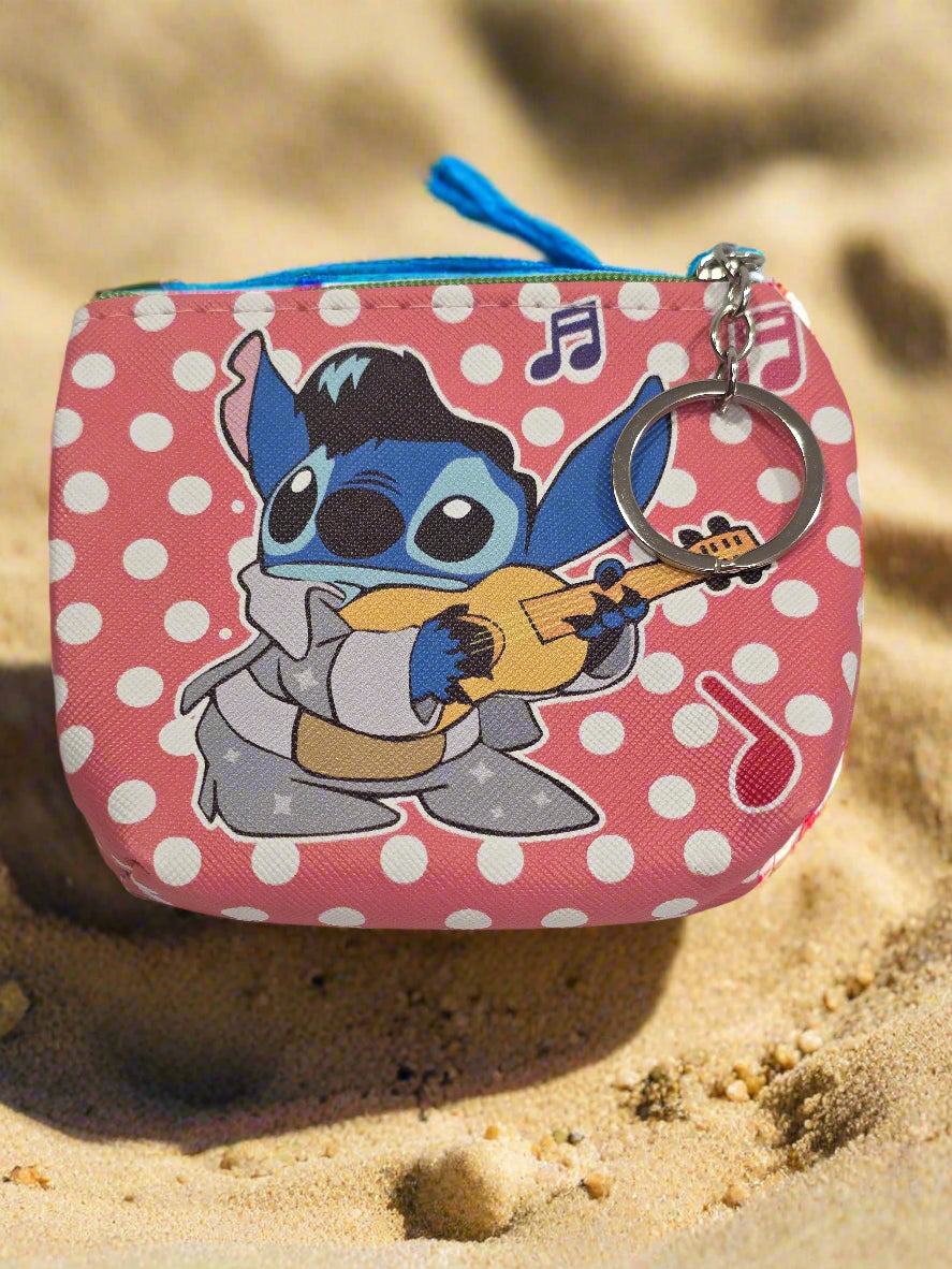 "Blue" Animated Coin Purse – Zipper Closure (3.5 x 4.5 inches)