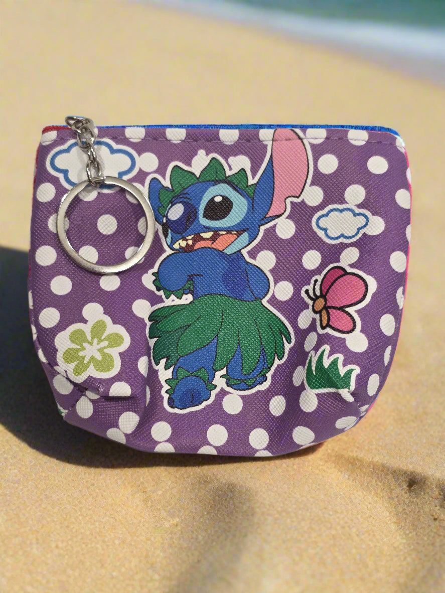 "Blue" Animated Coin Purse – Zipper Closure (3.5 x 4.5 inches)