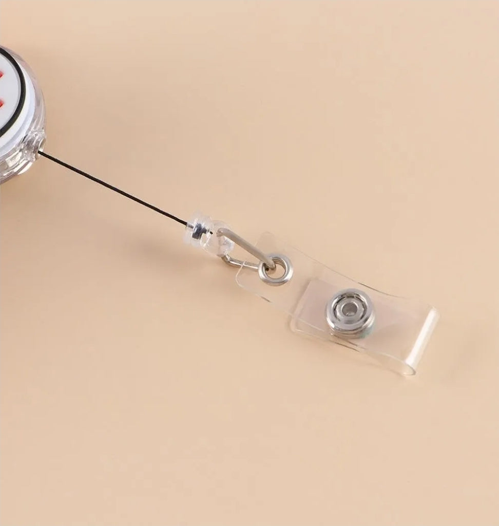 Retractable Badge Holder Clip – Doctor’s Notepad &amp; Prescription Design